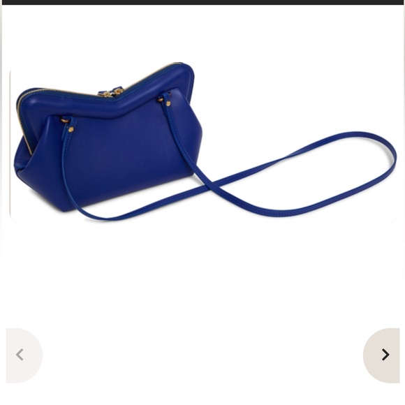 MANSUR GAVRIEL Mini M Frame Bag 🤩 🌊 Blue NWT - Picture 5 of 9